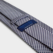 Houndstooth Silk Tie