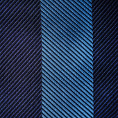 Navy Block Stripe Silk Tie