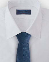 Small Houndstooth Wool Silk Blend Tie