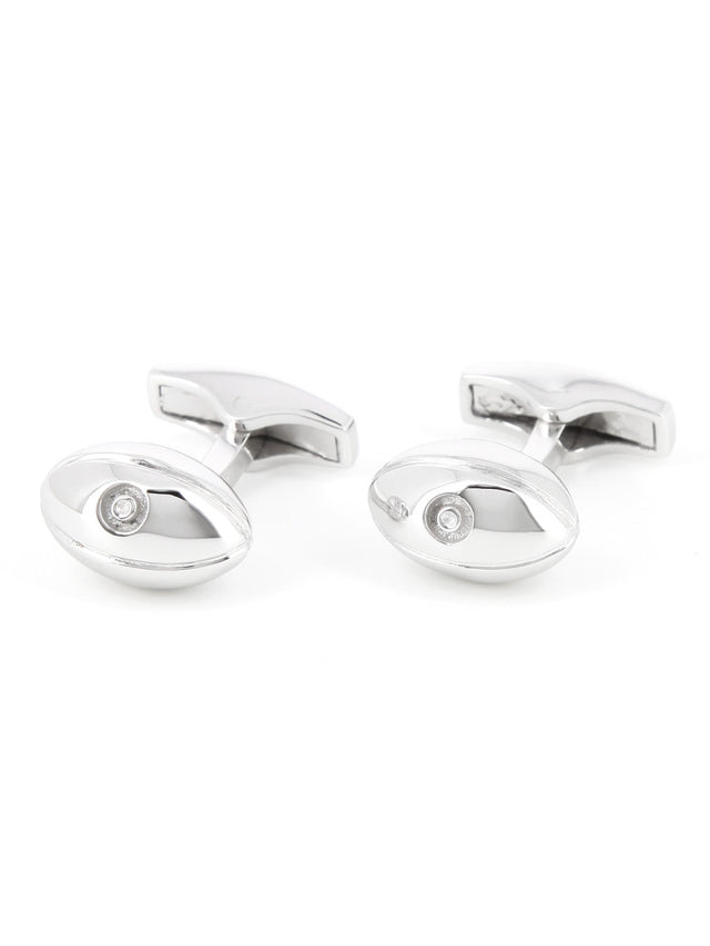 Rugby sterling silver cufflinks Twickenham