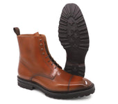 Russell Lace Up Boots Carlos Santos Shoes