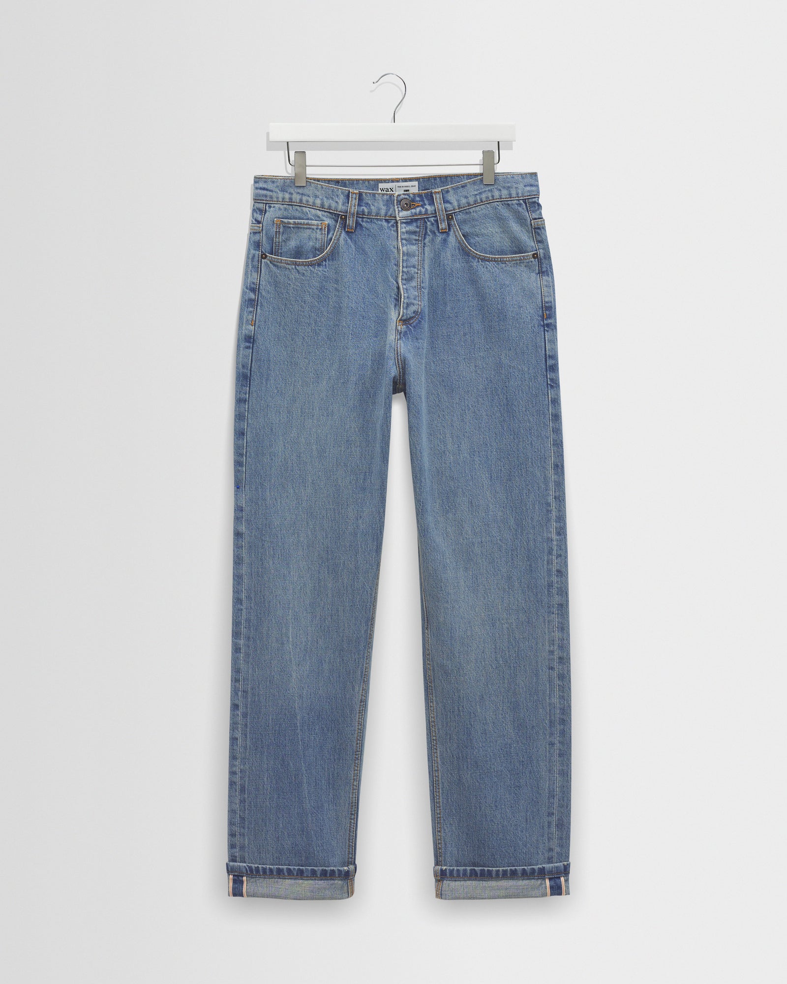 Russell Wash Selvedge Straight Fit Jeans