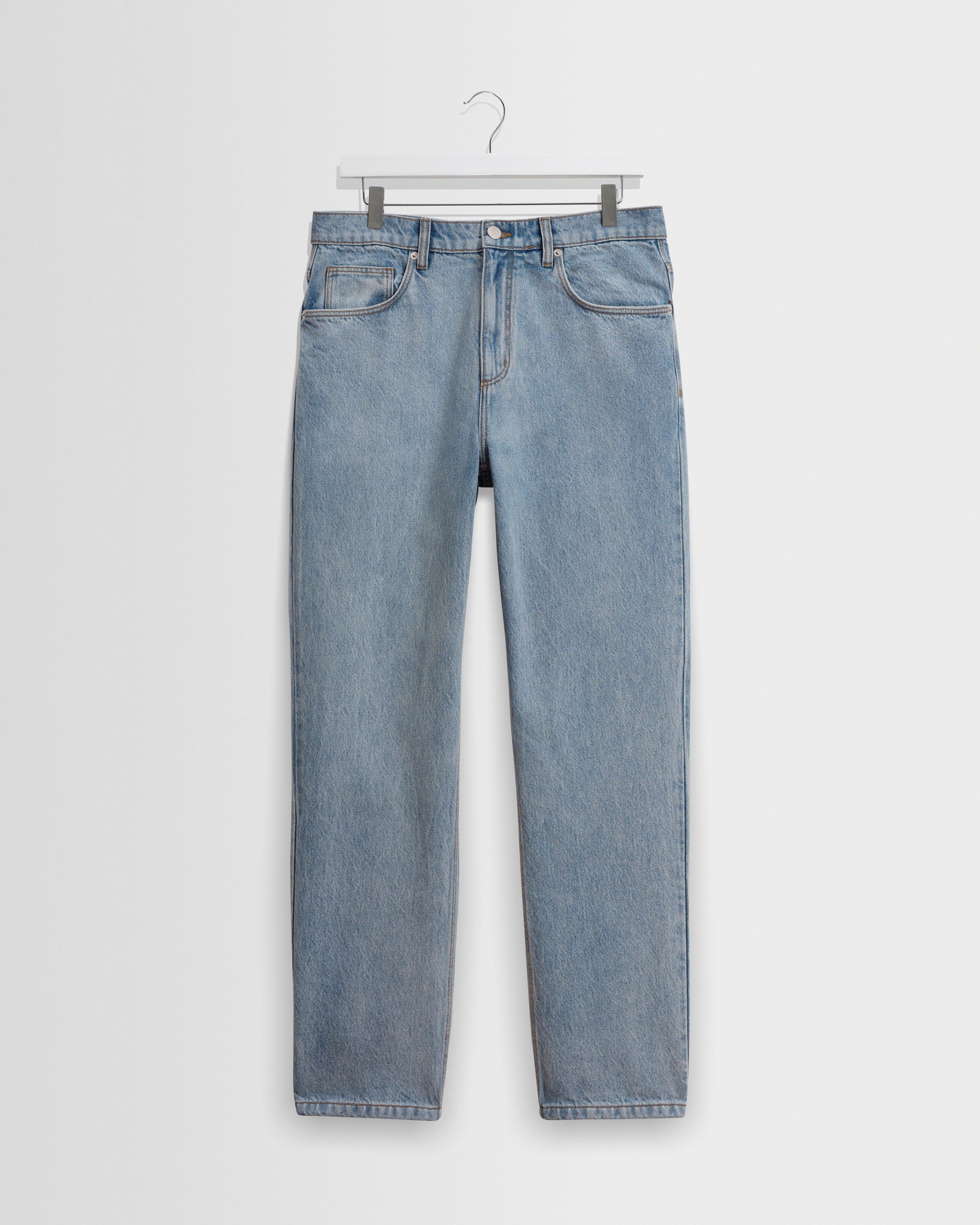 Russell Light Wash Straight Fit Denim Jeans