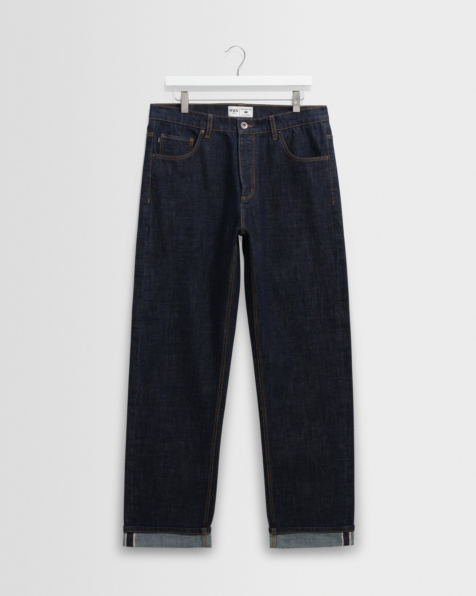 Russell Rinse Wash Selvedge Straight Fit Denim Jeans
