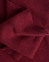 Russet Red Zip Neck Cashmere Sweater