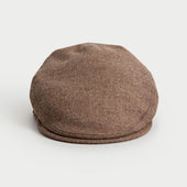 Russet Wool Flat Cap