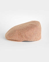 Herringbone Silk Flat Cap