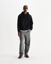Rydal Doodle Embroidered Loopback Cotton Hoodie