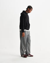 Rydal Doodle Embroidered Loopback Cotton Hoodie