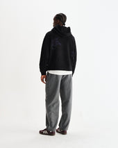 Rydal Doodle Embroidered Loopback Cotton Hoodie