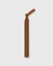 Silk Knit Tie In Havana