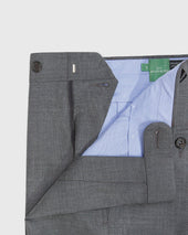 Dress Trouser In Mid Grey Lightweight Twill