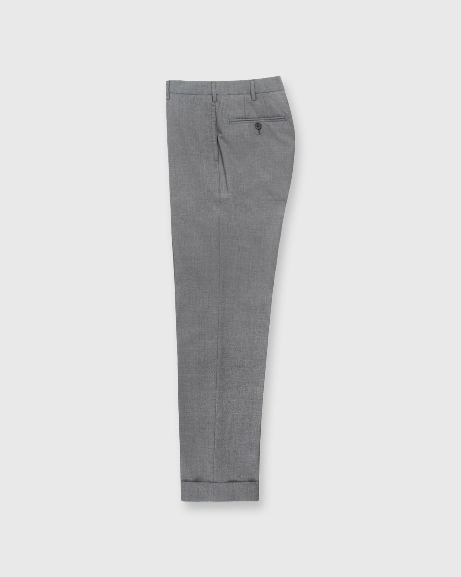 Dress Trouser In Oxford Grey Lightweight Twill