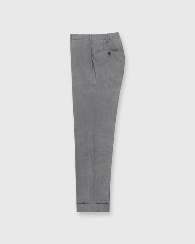 Dress Trouser In Oxford Grey Lightweight Twill