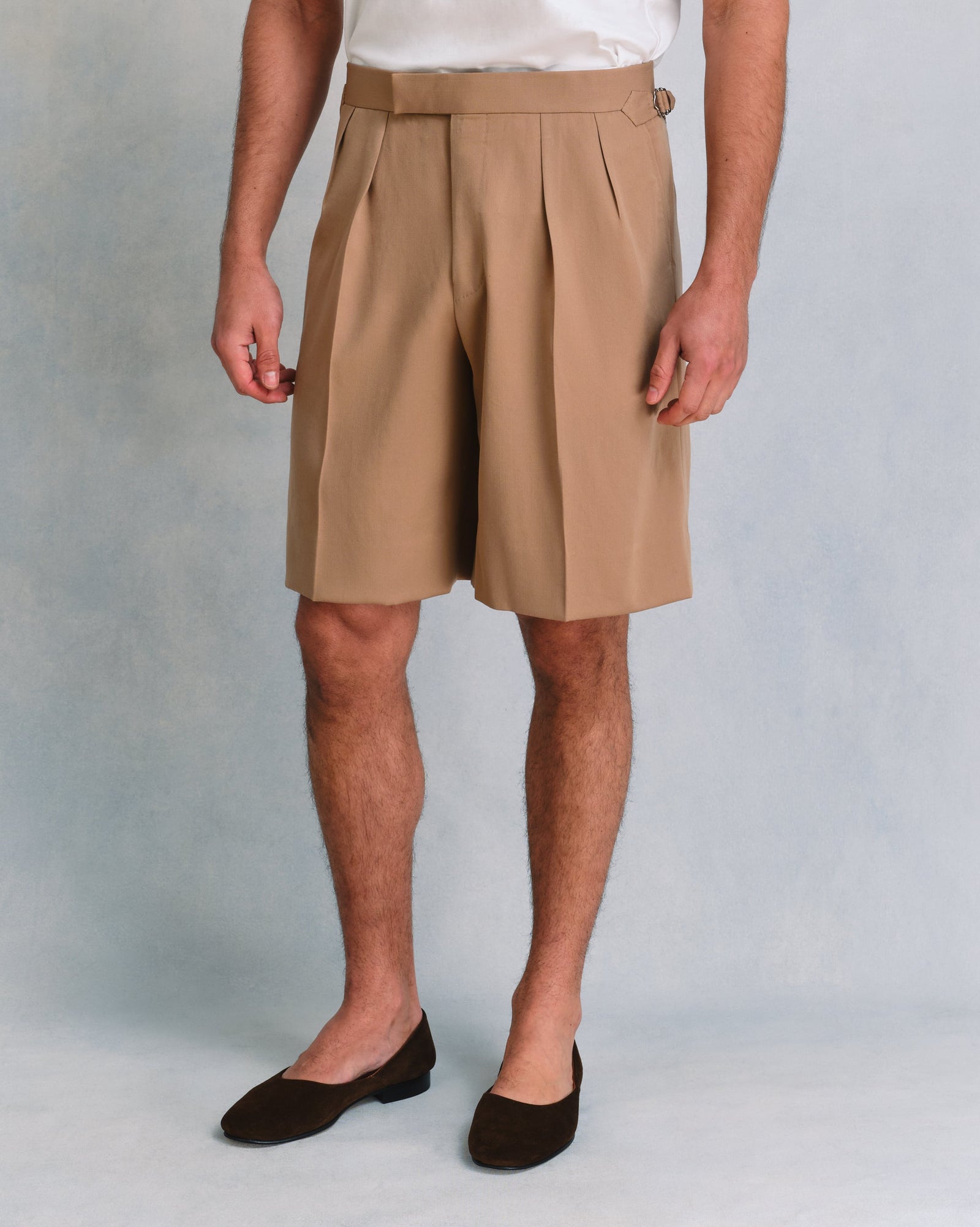 Pleated Shorts