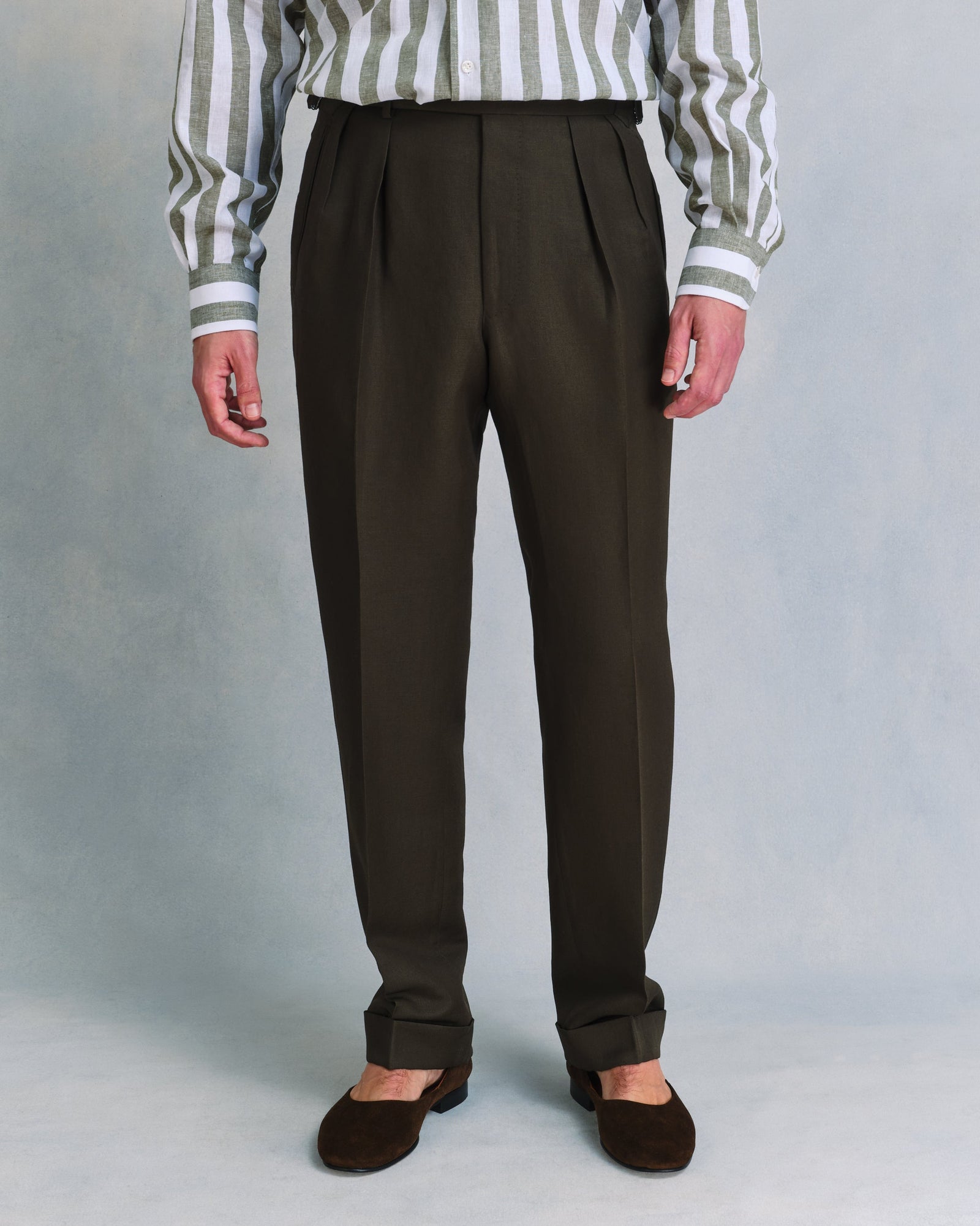 Wool And Linen Heritage Trousers