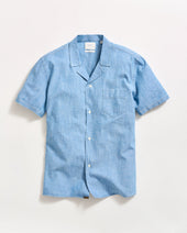 Short Sleeve Chambray Camp Shirt