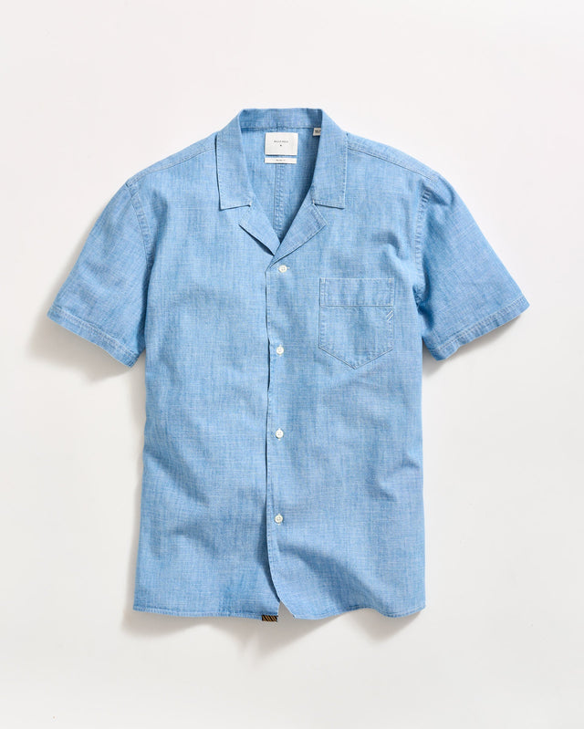 Short Sleeve Chambray Camp Shirt