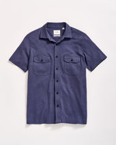 Short Sleeve Hemp Cotton Knit Shirt