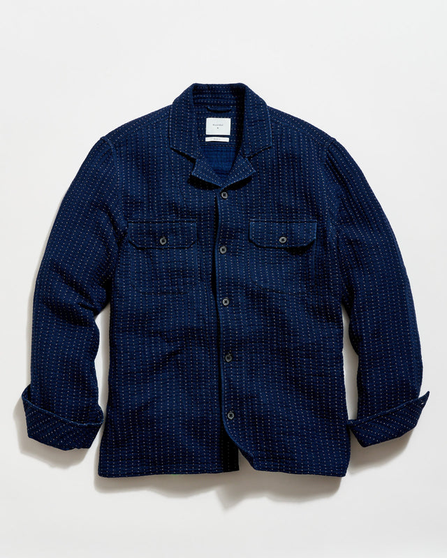 Pin Dot Dobby Two Pocket Overshirt