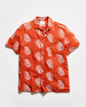 Short Sleeve Embroidered Pelican Treme Shirt