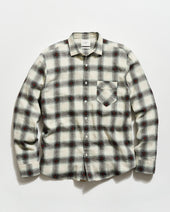 Hemp Cotton Dobby Plaid John T Shirt