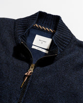 Linen Sweater Track Jacket