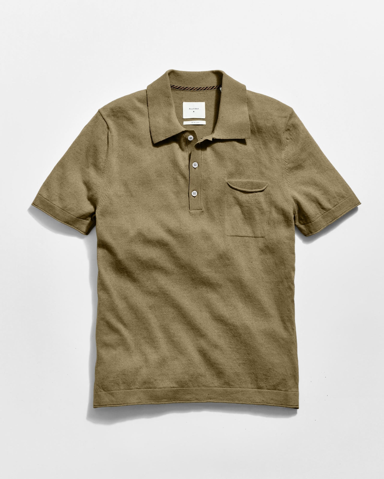 Cotton Linen Sweater Polo