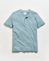 Short Sleeve Birdseye Henley