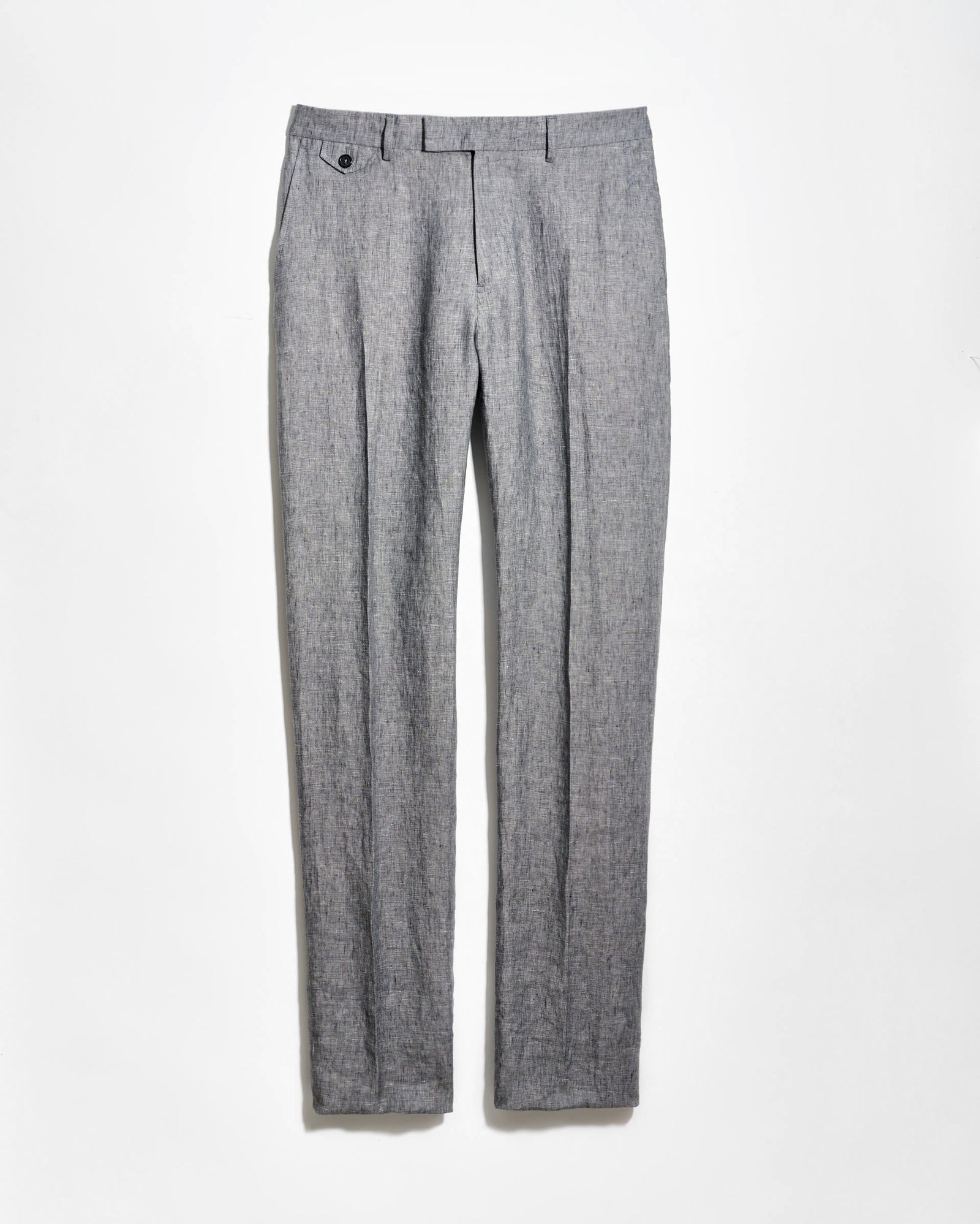 Linen Flat Front Trouser
