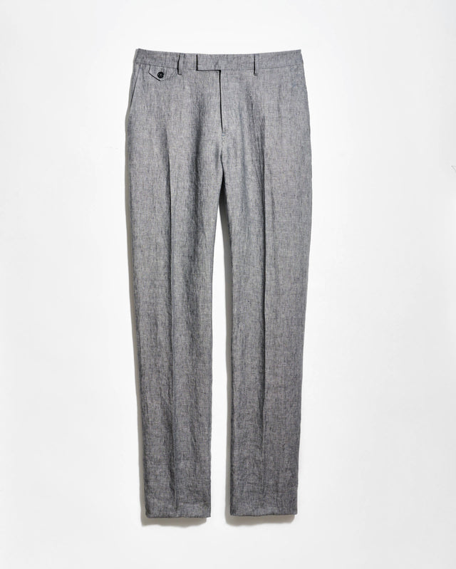 Linen Flat Front Trouser