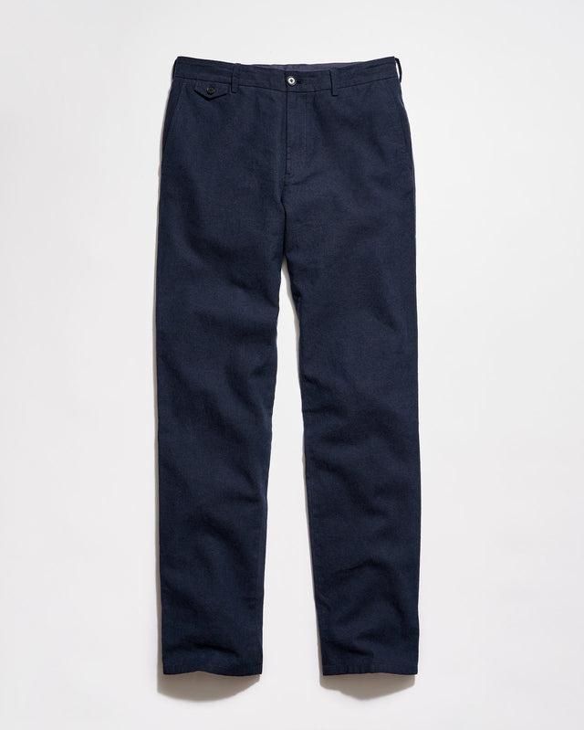 Chambray Flat Front Pant