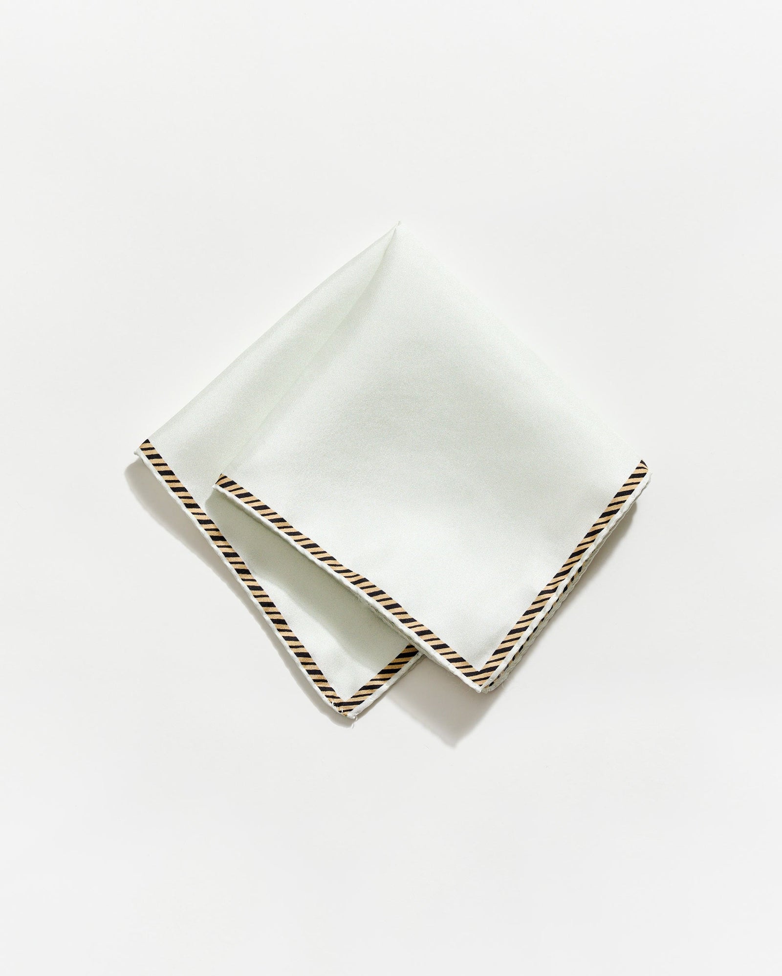 Heirloom Ribbon Border Pocket Square