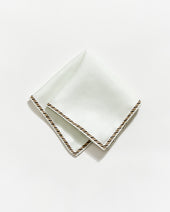 Heirloom Ribbon Border Pocket Square