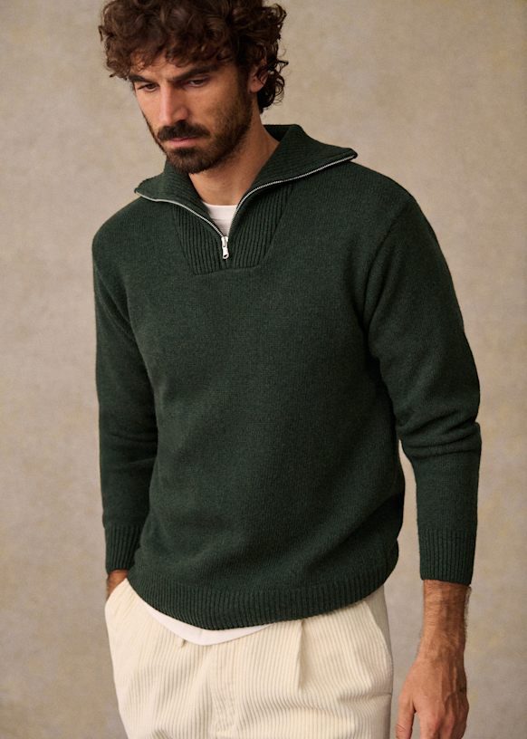 Berwick Sweater - Olive Green