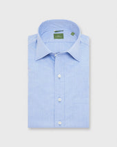 Slim Fit Spread Collar Sport Shirt In Light Chambray