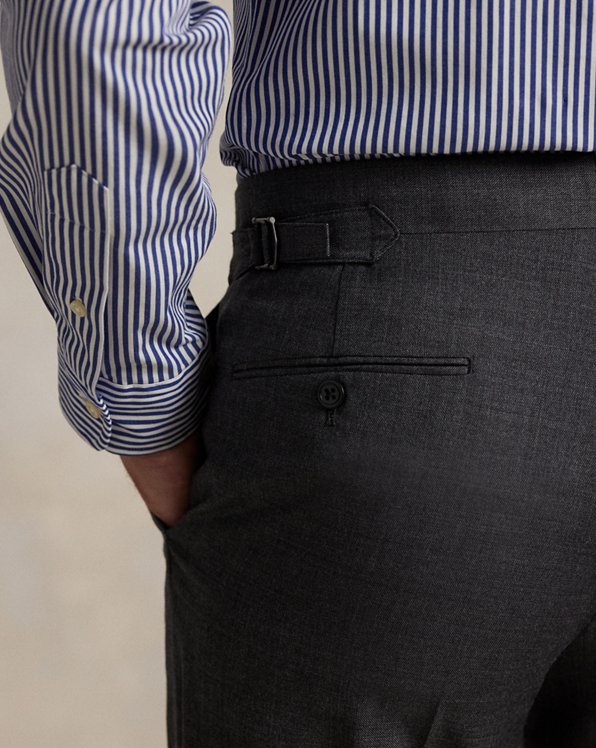 Polo Tailored Fit Wool Sharkskin Suit