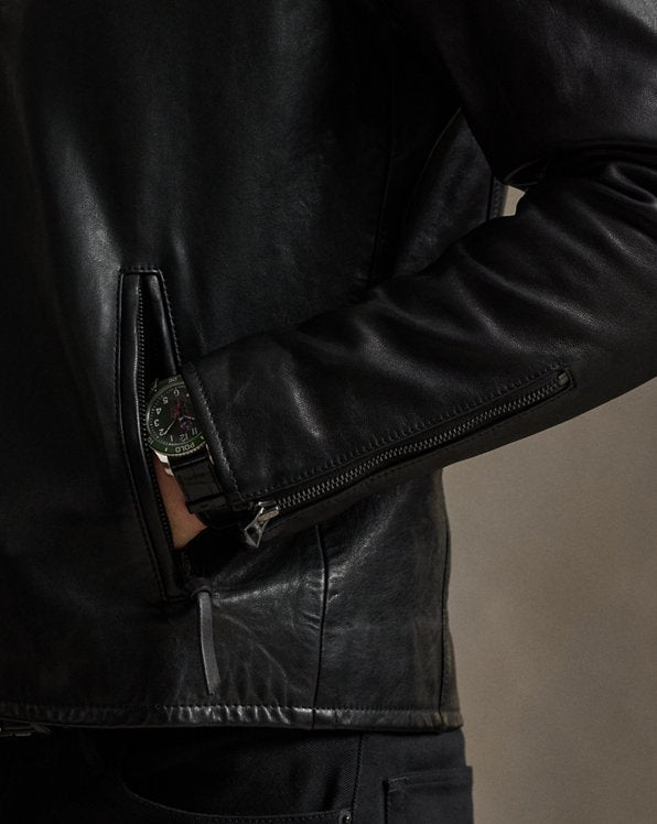 The Brooklands Leather Café Racer Jacket