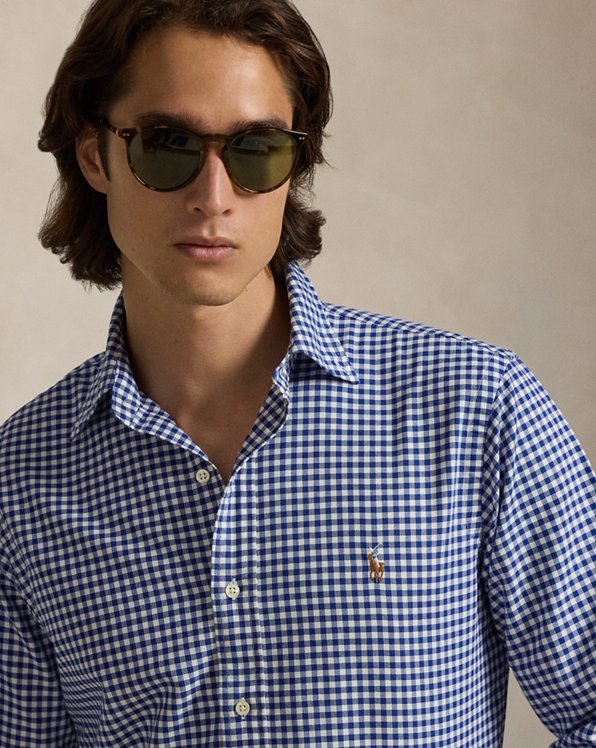 Classic Fit Gingham Oxford Shirt