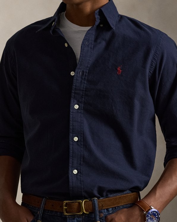 Garment-Dyed Oxford Shirt - All Fits