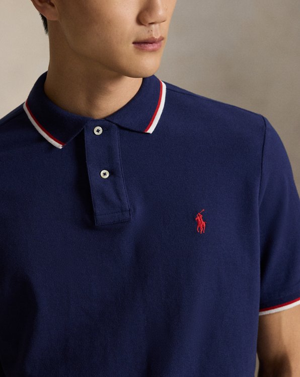 Classic Fit Mesh Polo Shirt