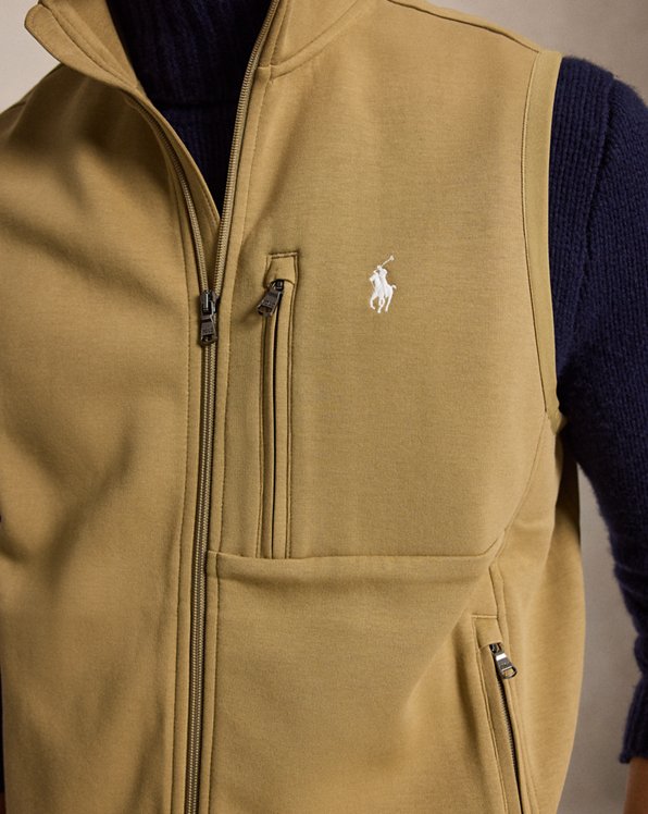 Double Knit Mockneck Vest