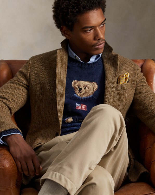 Polo Bear Cotton-Linen Sweater