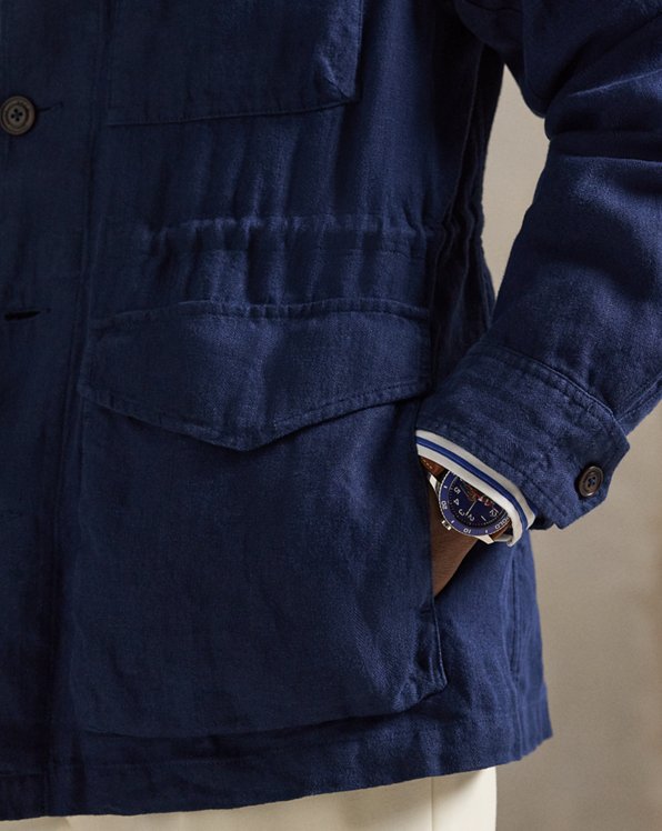 The Baystones Linen Field Jacket