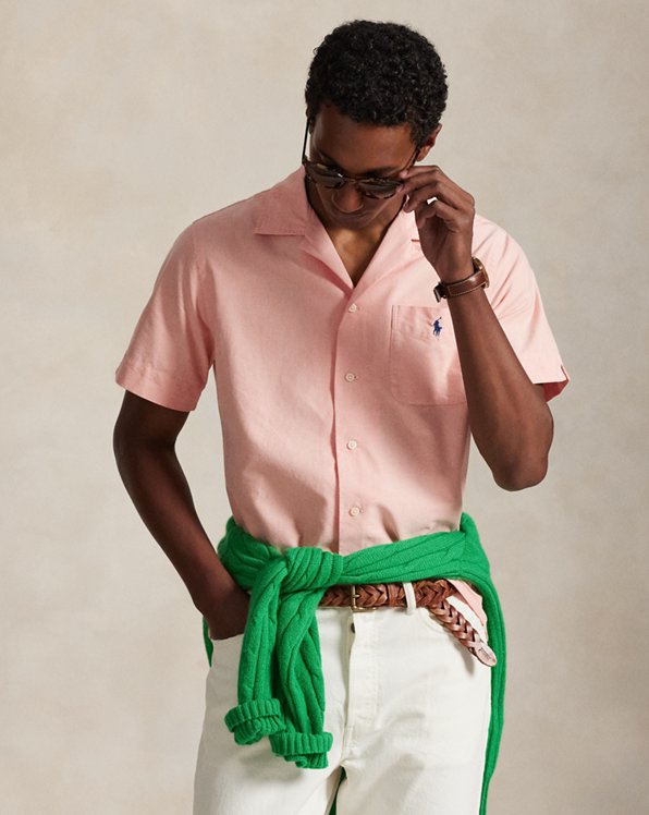 Classic Fit Oxford Camp Shirt