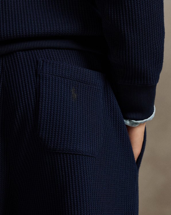 Waffle Knit Fleece Sweatpant