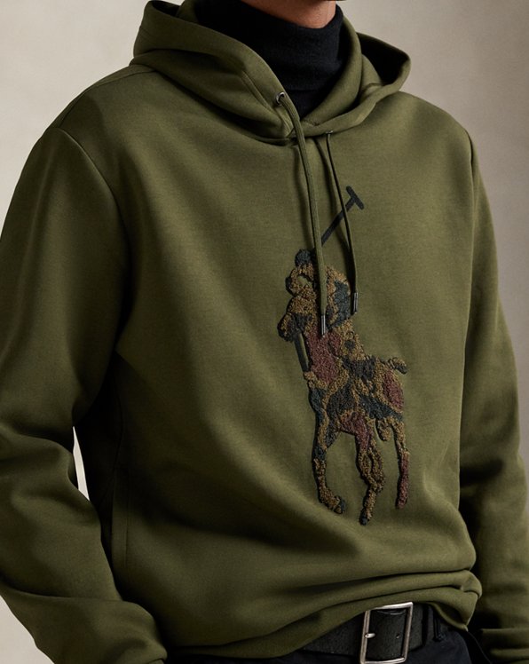 Camo Big Pony Double Knit Hoodie
