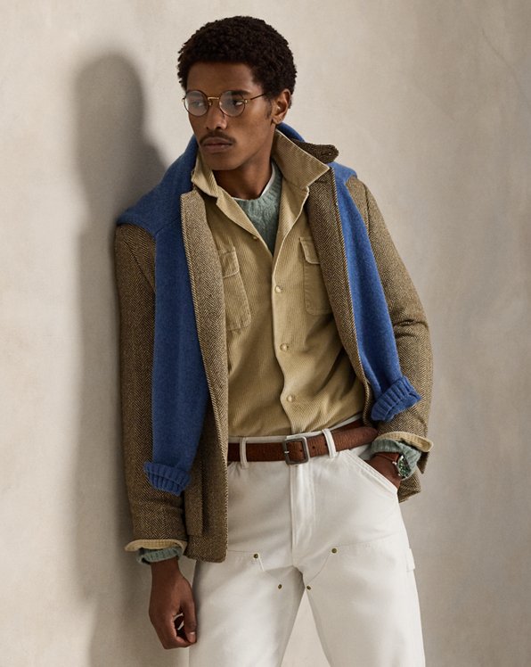 Classic Fit Corduroy Camp Shirt