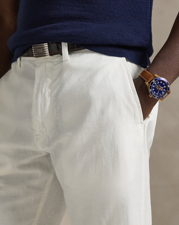 Bedford Classic Fit Linen Cotton Pant
