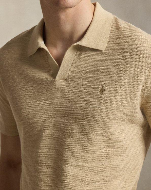 Textured Cotton Linen Sweater